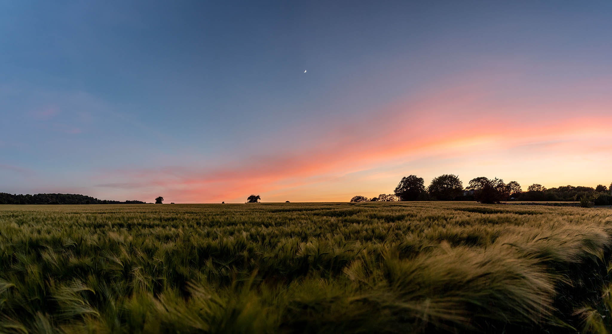 Sunset in Wiltshire, England. one to one photography workshops