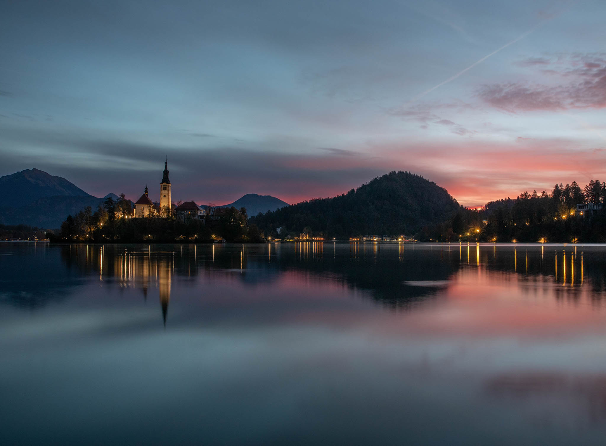 Lake Bled at sunrise, Slovenia photography workshops.