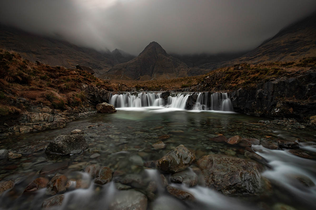 Fairy Pools on the Isle of Skye, Outer Hebrides, Scotland.