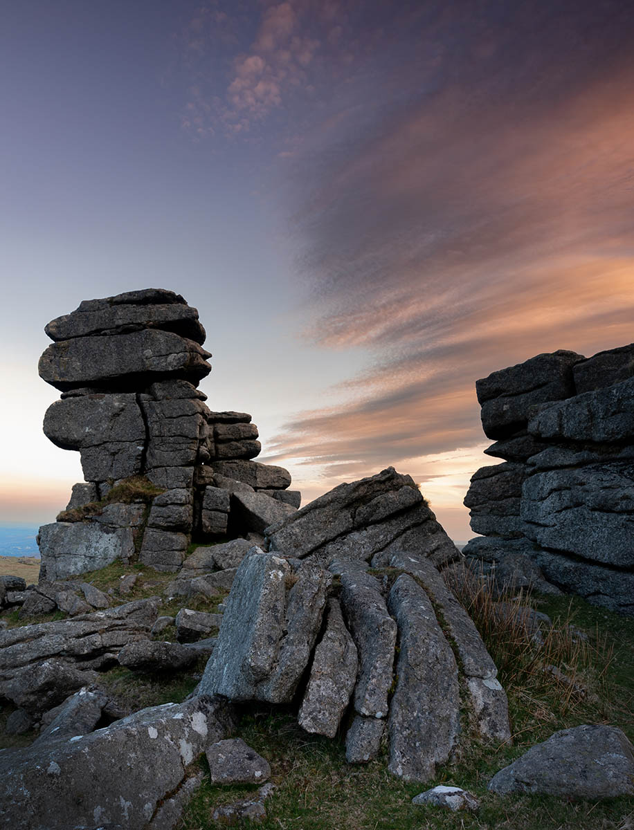 Great Staple Tor in Devon, England. Buy a fine art print.