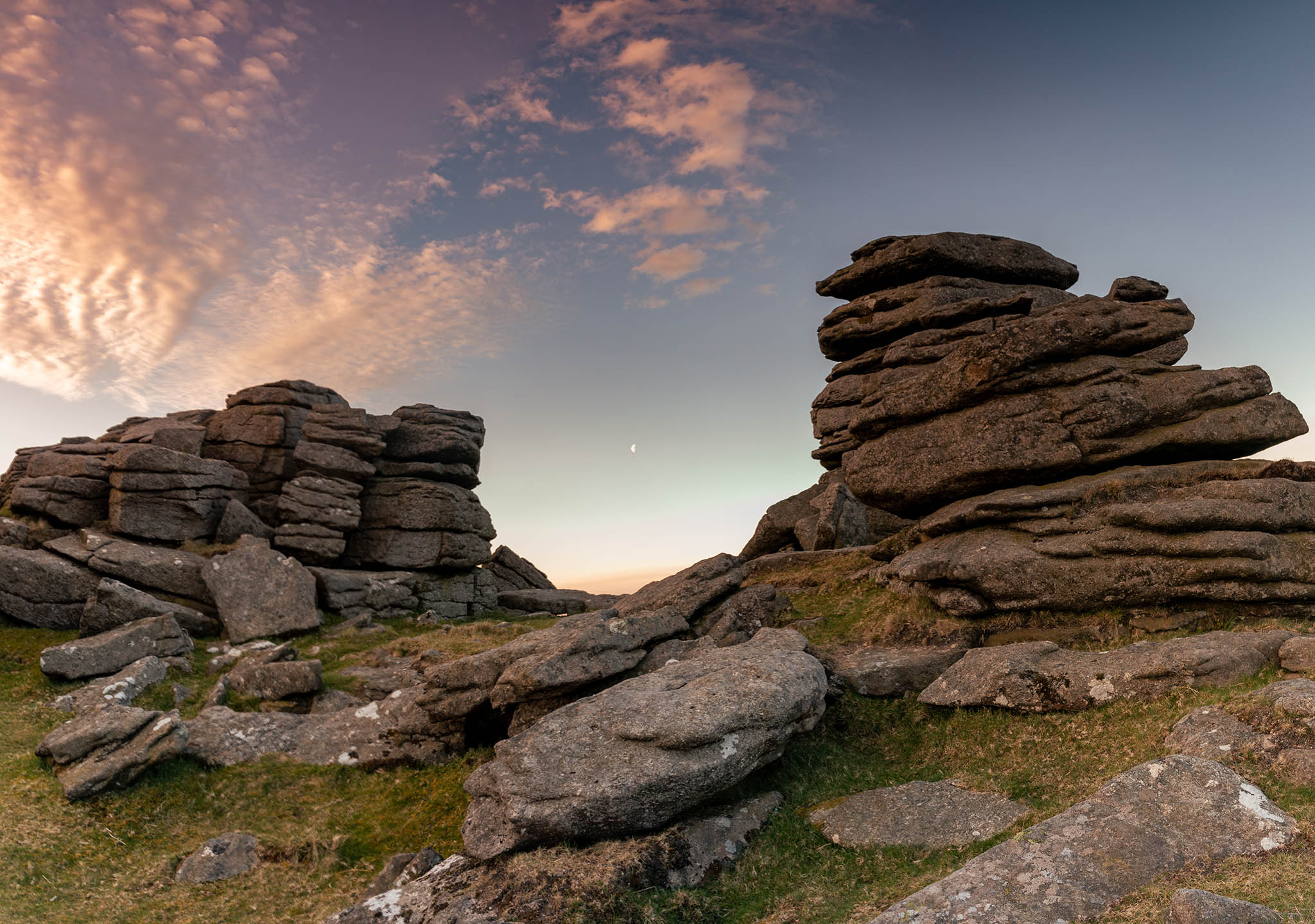 Great Staple Tor in Devon, England. Buy a fine art print.