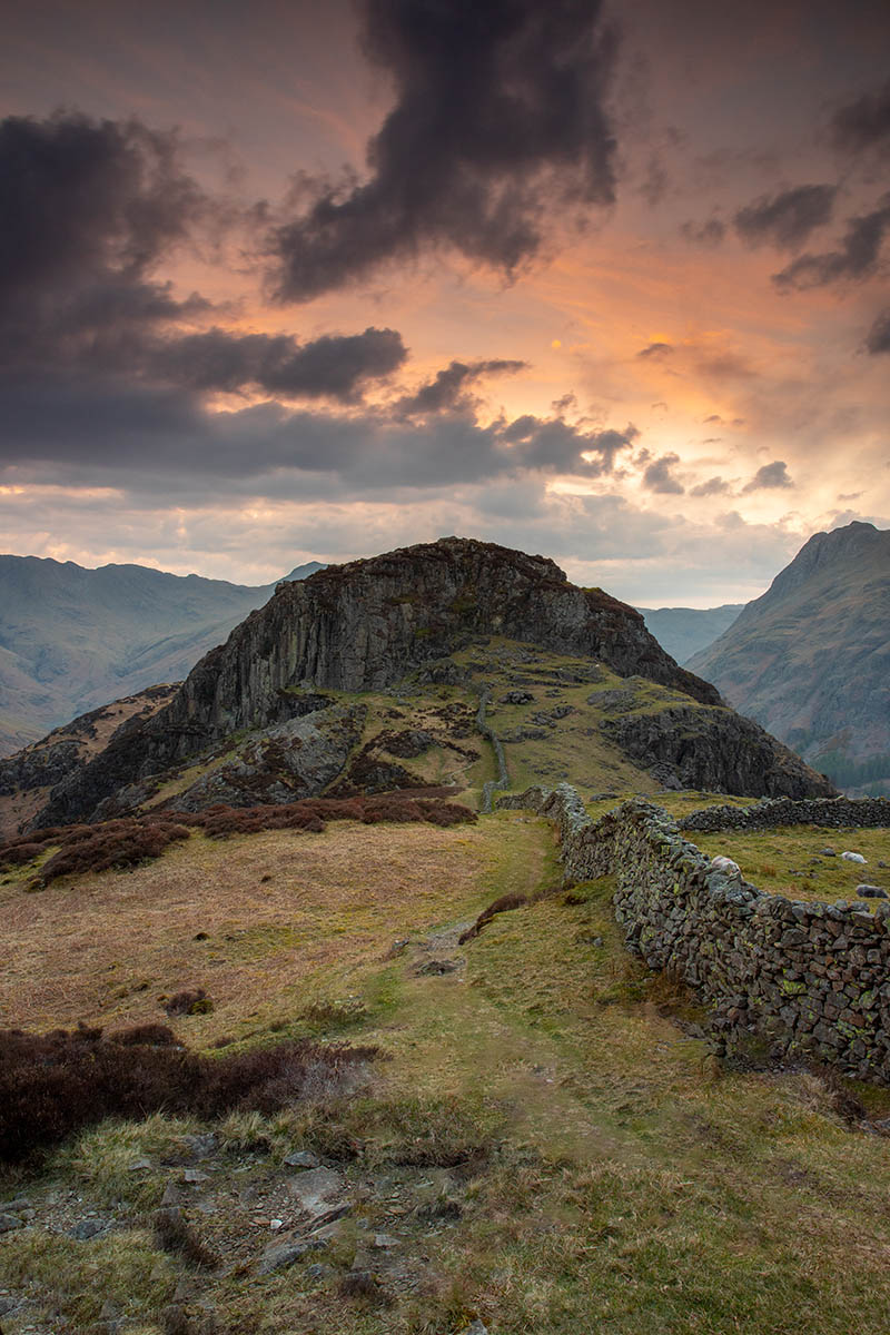 Lingmoor Fell in the Lake District, England.