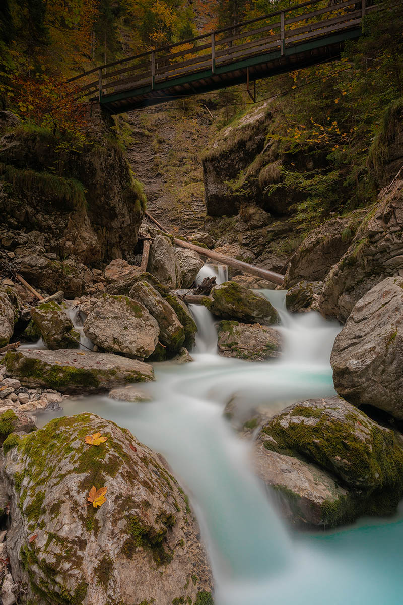 Vintgar Gorge near Bled, Slovenia. Buy a fine art print.