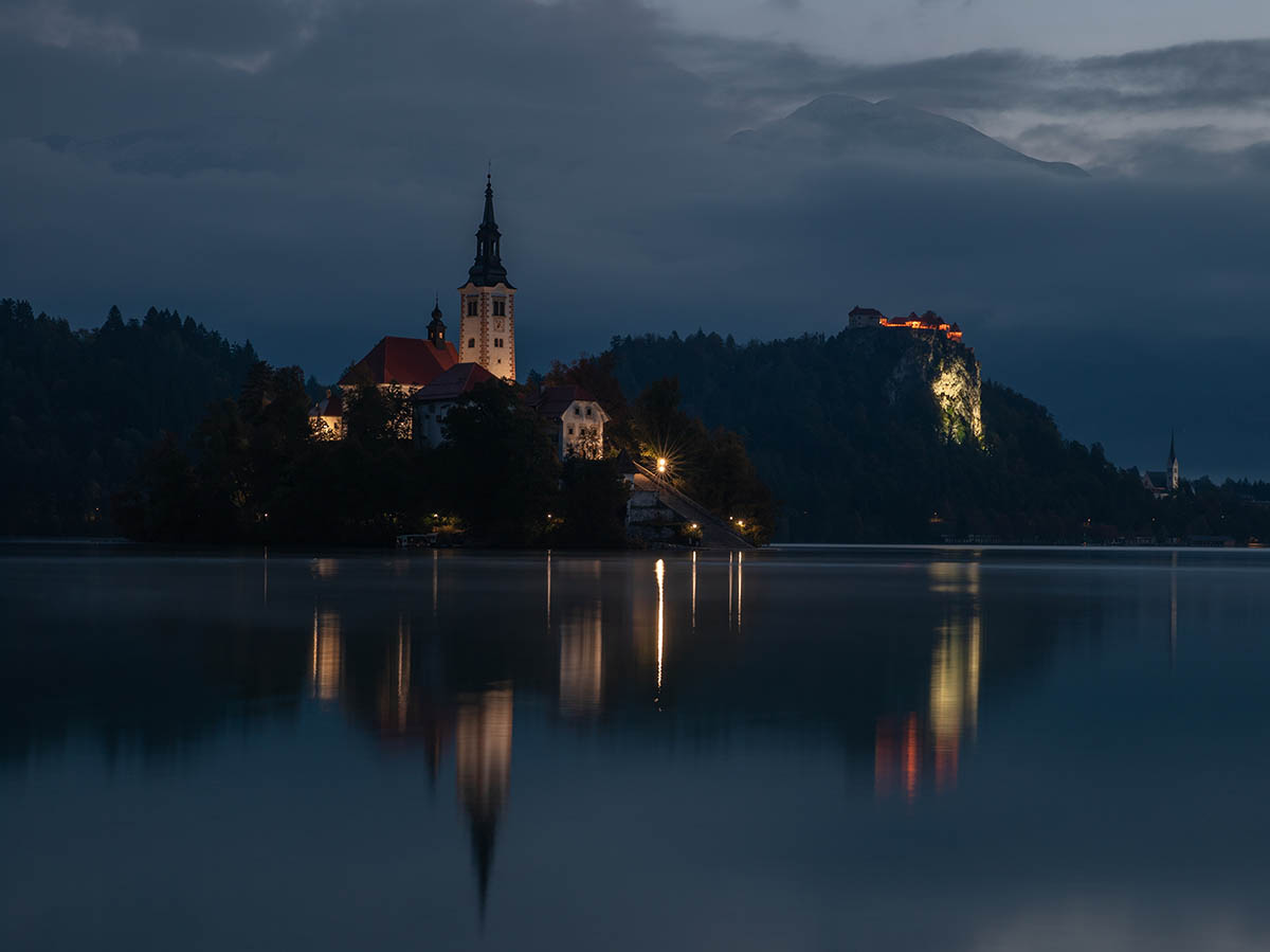 Lake Bled island church, Slovenia. Buy a fine art print.