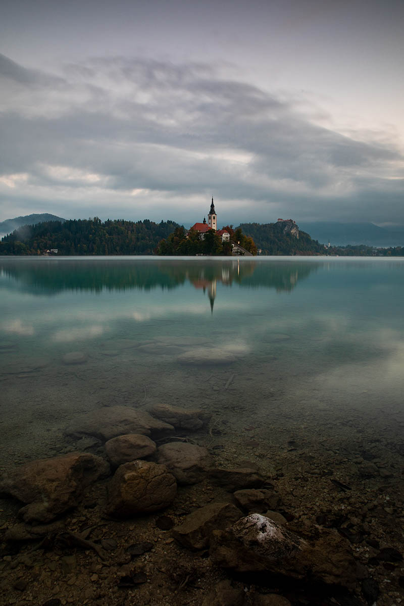 Lake Bled island church, Slovenia. Buy a fine art print.